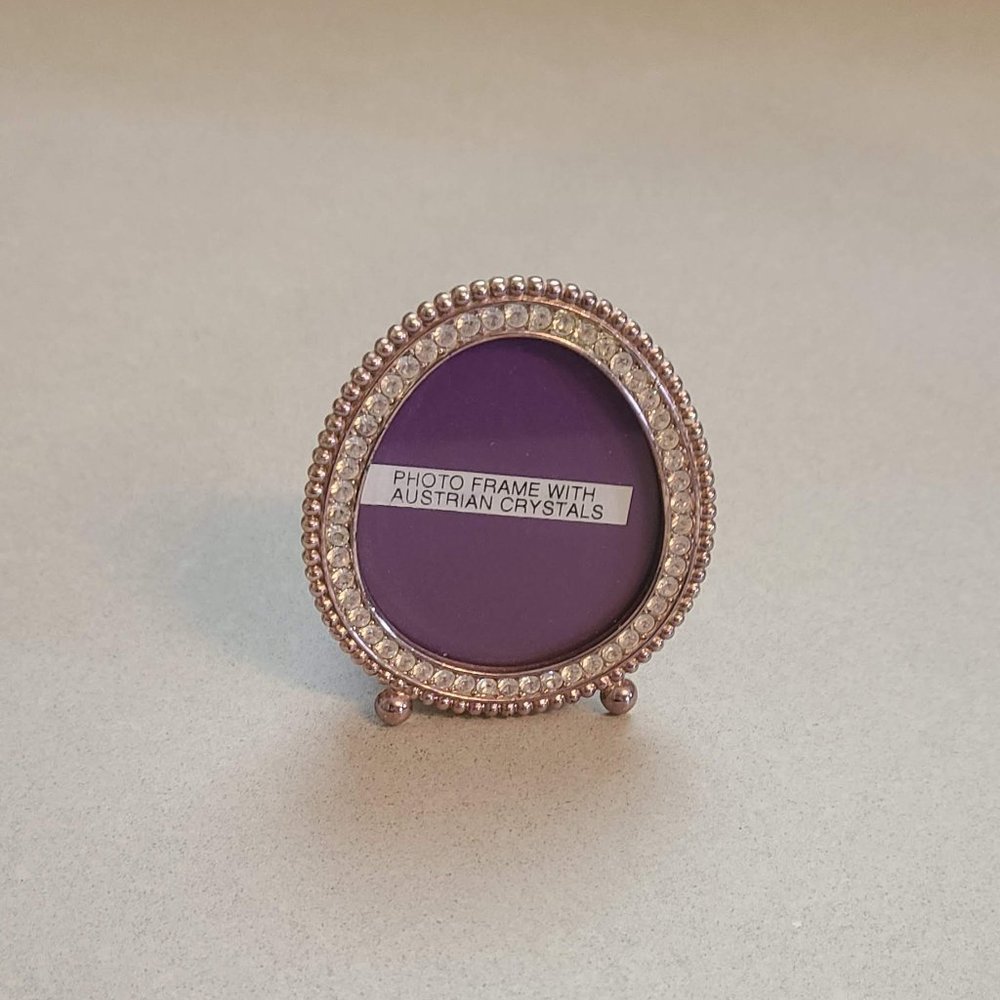 Purple Rhinestone Photo Frame - Picture 3 of 5